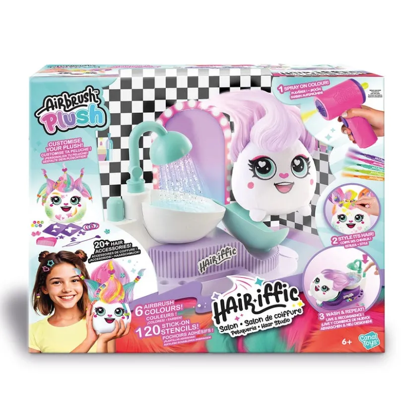 AIRBRUSH PLUSH Hair-iffic Hair Style Salon