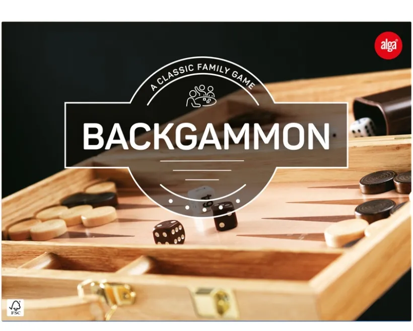 Backgammon – Strategispill for 2 spillere – Alga