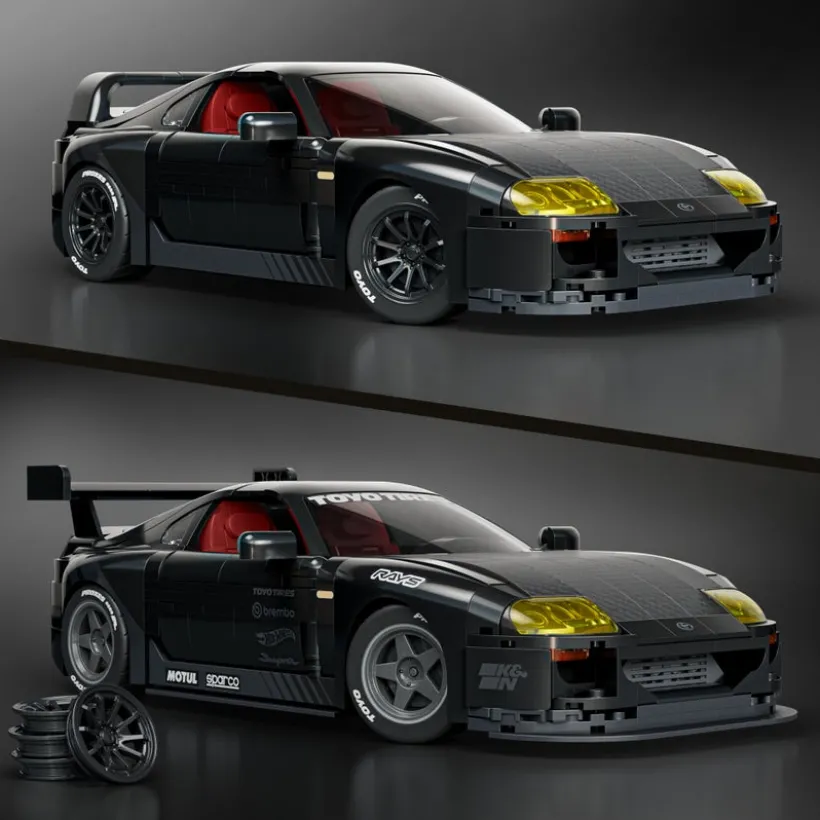 Brick Shop Hot Wheels Toyota Supra MKIV Konstruksjonsleke