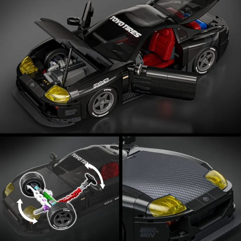 Brick Shop Hot Wheels Toyota Supra MKIV Konstruksjonsleke