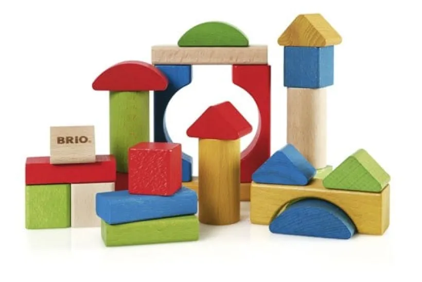 BRIO, Fargede treklosser, 25 stk