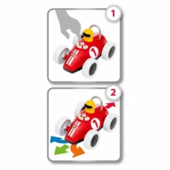 BRIO 30234, Lek & lær actionracer Rød