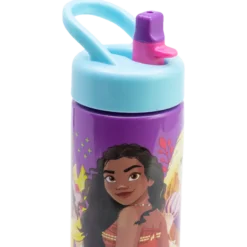 DISNEY PRINCESS, Vannflaske med sugerør, 420 ml