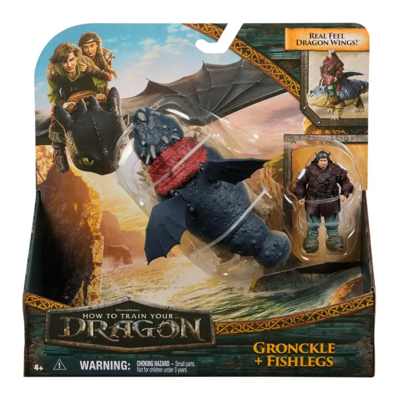 Dragons Filmen Viking & Drage, Gronckle & Fishlegs