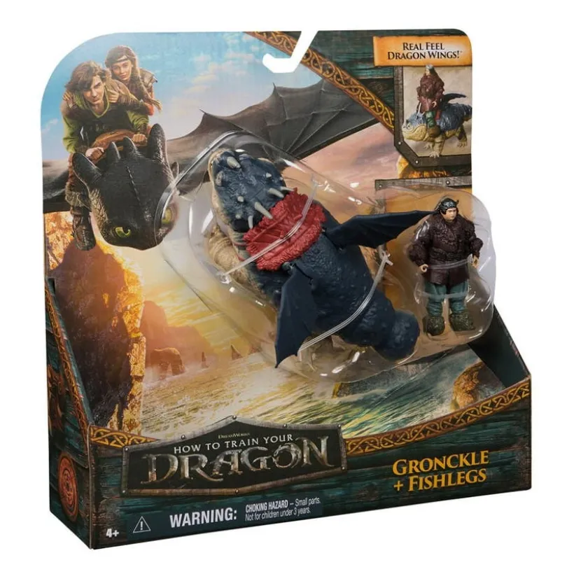 Dragons Filmen Viking & Drage, Gronckle & Fishlegs