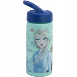 FROZEN, Vannflaske med sugerør, 420 ml