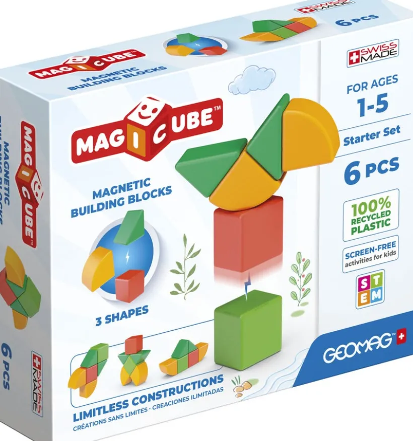 Geomag Magicube Re Shapes Startsett 6 Deler