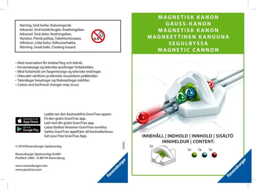 GraviTrax, Magnetkanon