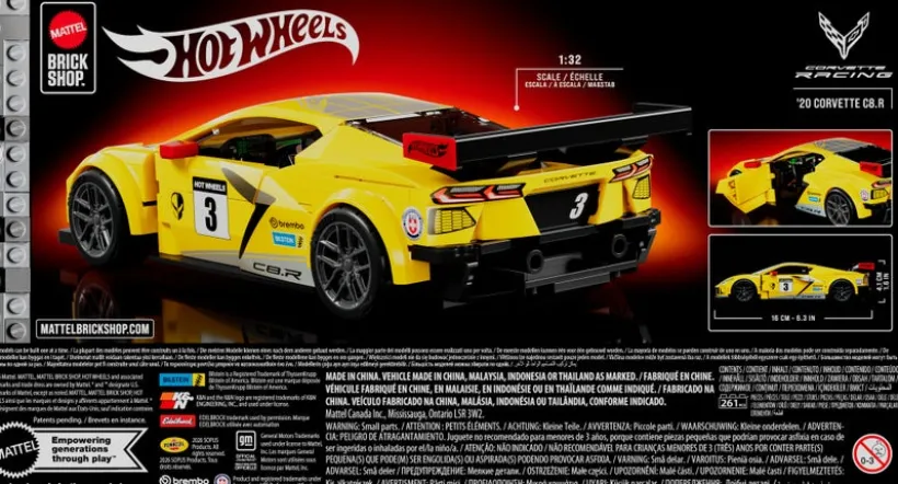Hot Wheels Corvette C8.R byggesett