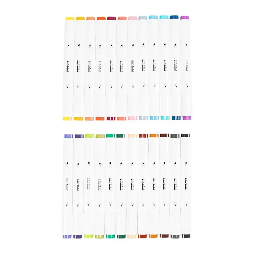 Illustrasjoner Marker, Supplerende Farger, Spiss 1+8 Mm, 2
