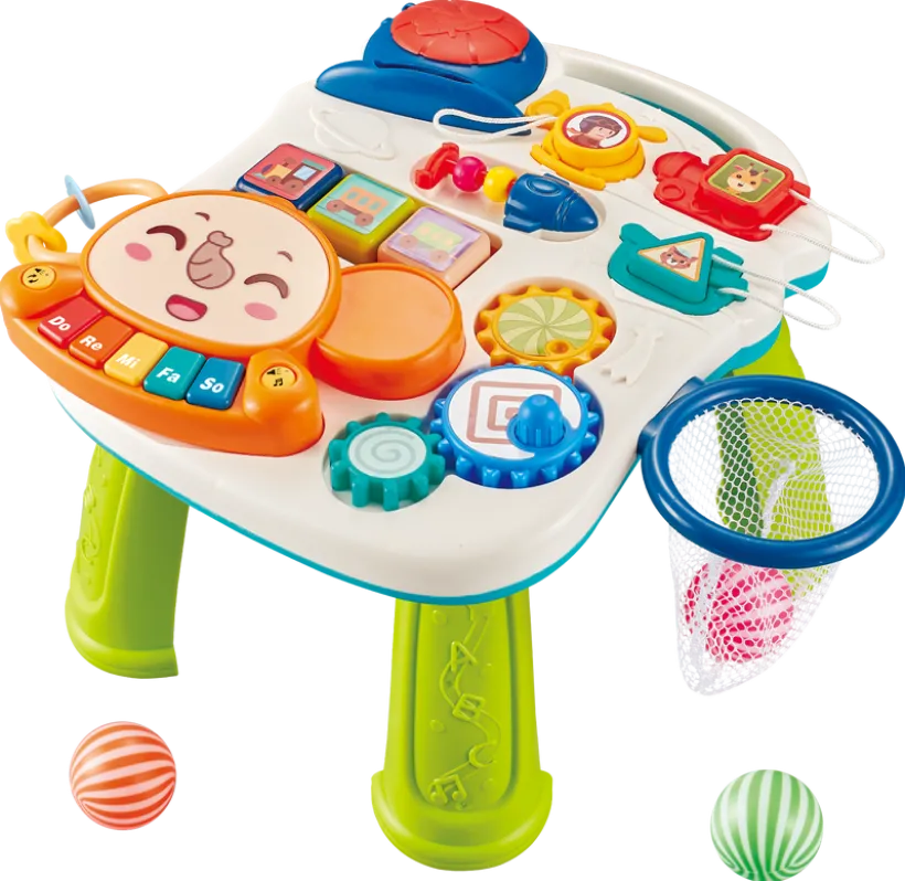 KID, gåvogn og aktivitetsbord