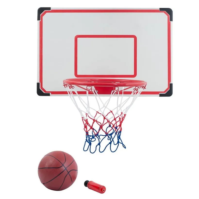 Kids Sports, basketballkurv med plate og ball