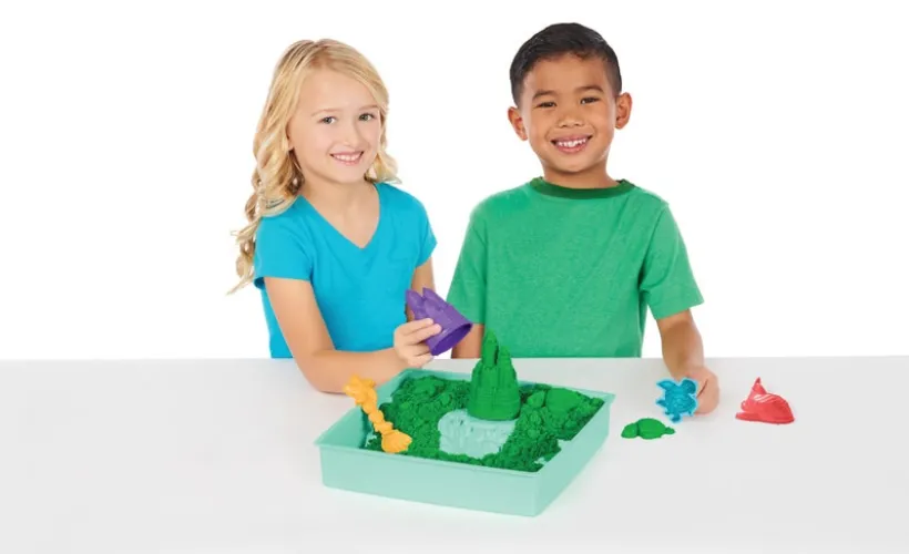 Kinetic Sand, Sandkasse Sett – grønn