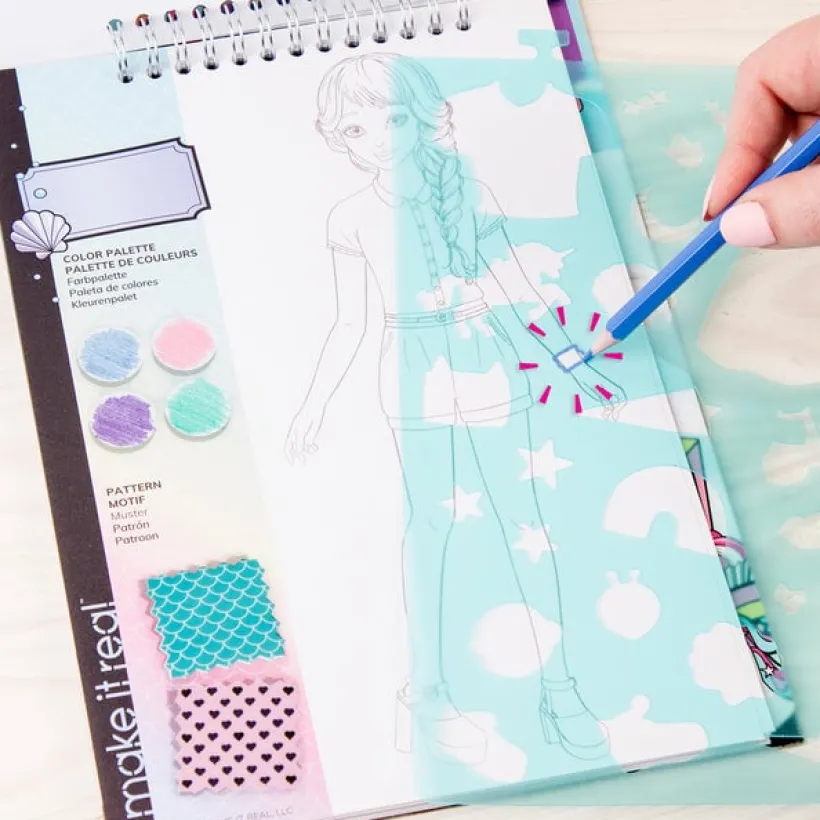 Make it Real, Fashion Design Sketchbook: Pastel Pop!