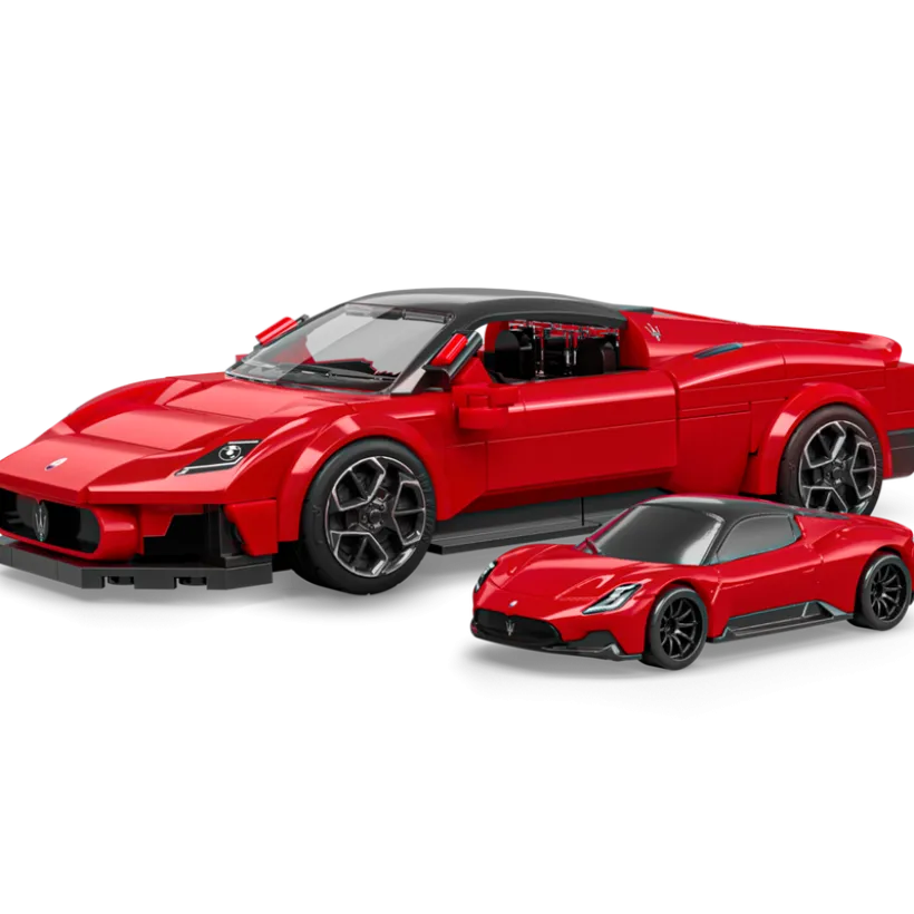 Mattel Brick Shop Hot Wheels Maserati MC20-byggesett