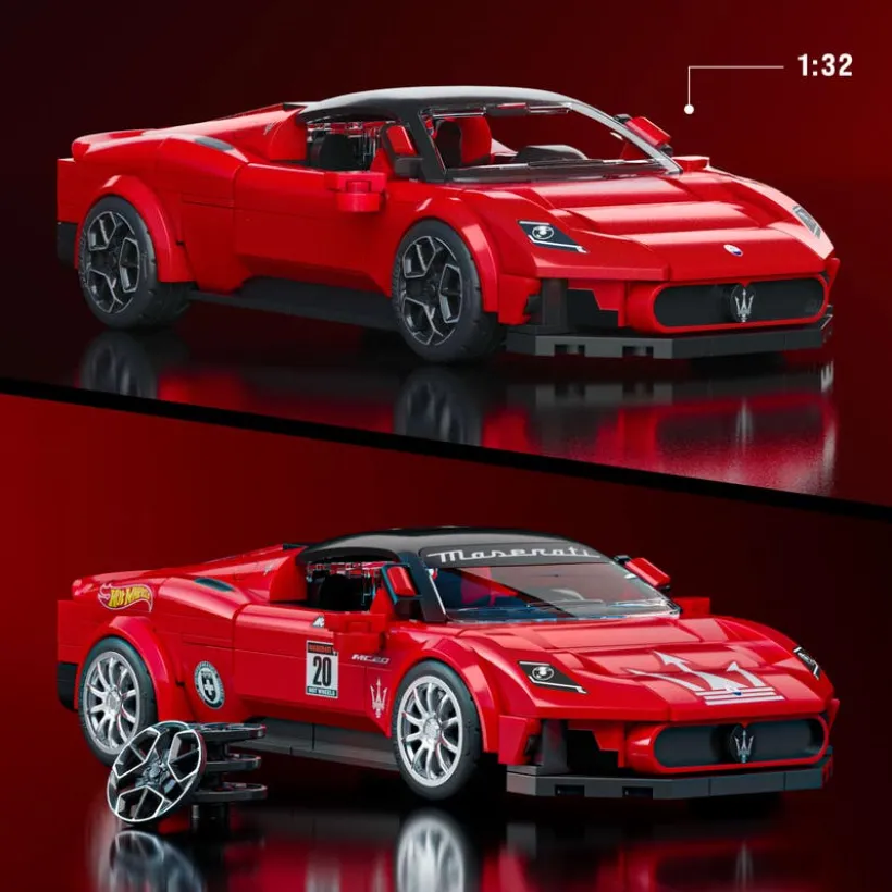 Mattel Brick Shop Maserati MC20 Speed Series