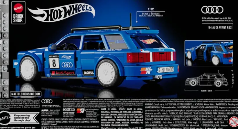 Mattel Brick Shop Speed Series Audi Avant RS2