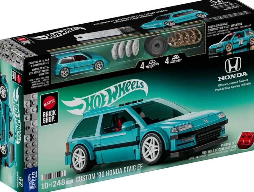 Mattel Brick Shop Speed Series Honda Custom '90 Civic EF