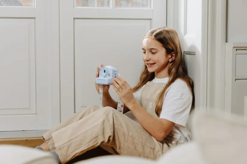 MiniLens Instant Print Camera Blue