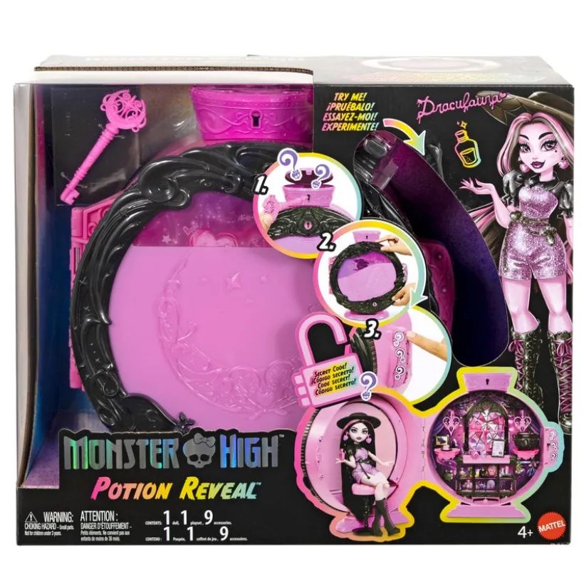 Monster High Potion Reveal med Draculaura-dukke