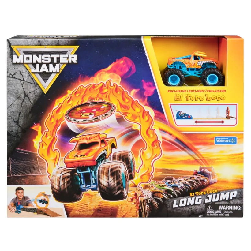 Monster Jam 1:64 Long Jump Playset med El Toro Loco