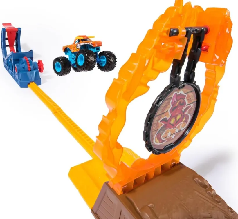 Monster Jam 1:64 Long Jump Playset med El Toro Loco