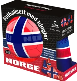 NORGE Fotballsett - Ball & kjegler