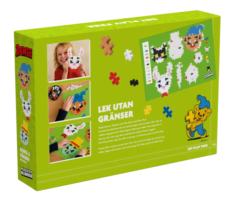 Plus-Plus Bamse & venner 600 stk