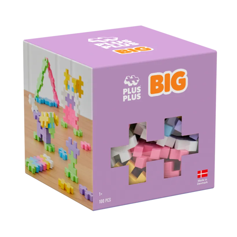 Plus-Plus BIG Pastellmiks / 100 stk
