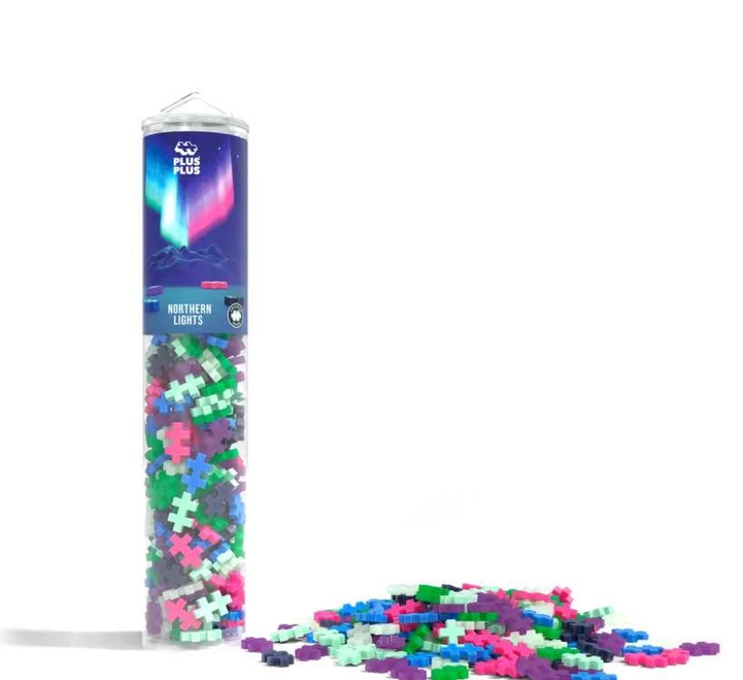 Plus-Plus Northern Lights mix / 240 stk Tube