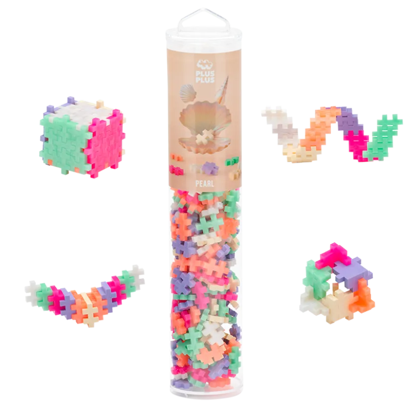 Plus-Plus Pearl mix / 240 stk Tube