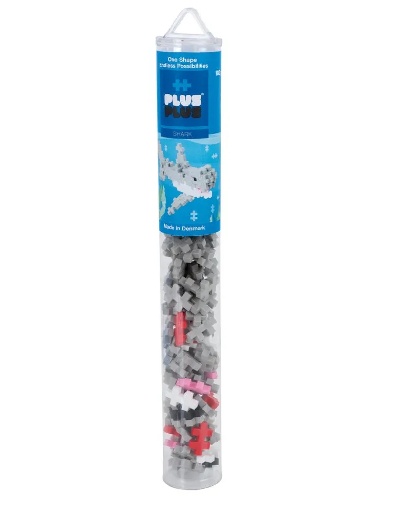 Plus-Plus - Shark / 100 pcs Tube