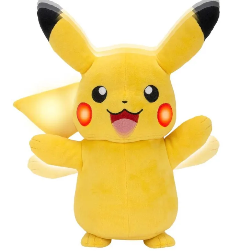 Pokémon, elektrisk ladet Pikachu funksjonsbamse