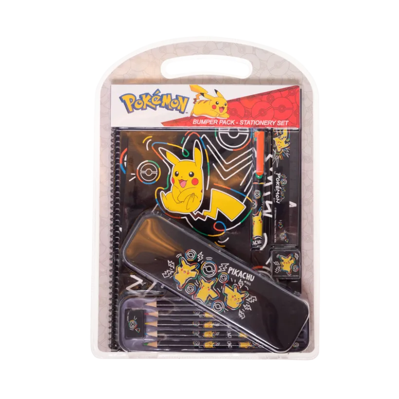 POKÉMON NEON, stort skrivesett med metallpenal