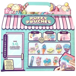 Puffy Pouches Temasett – lag 10 poser med laminator