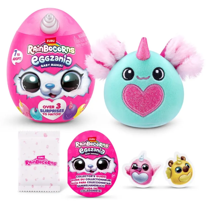 Rainbocorns - Baby Eggzania Plysj