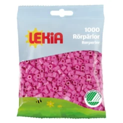 Rørperler 1000 stk Fuchsia