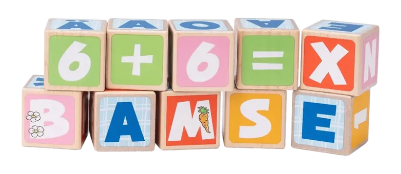 SE - Bamse Bokstavsklosser 36 treklosser