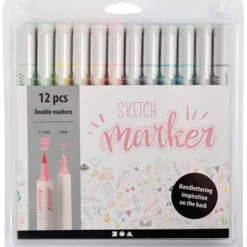 Sketch Marker, pastellfarger