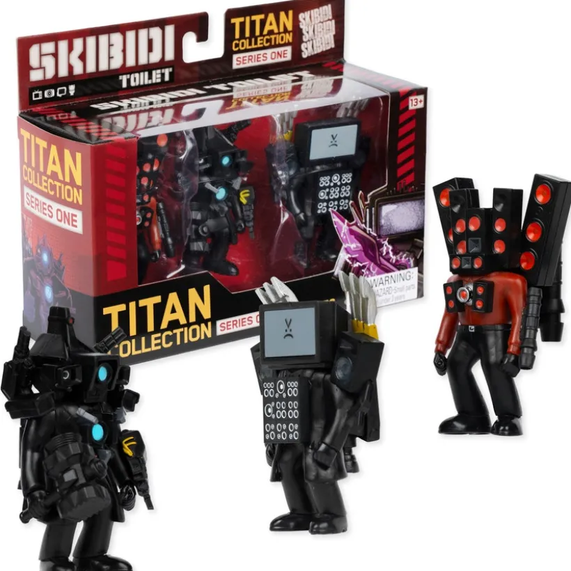 Skibidi Toilet Titan 3-pakning