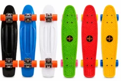 Skills, skateboard 45 cm, gul