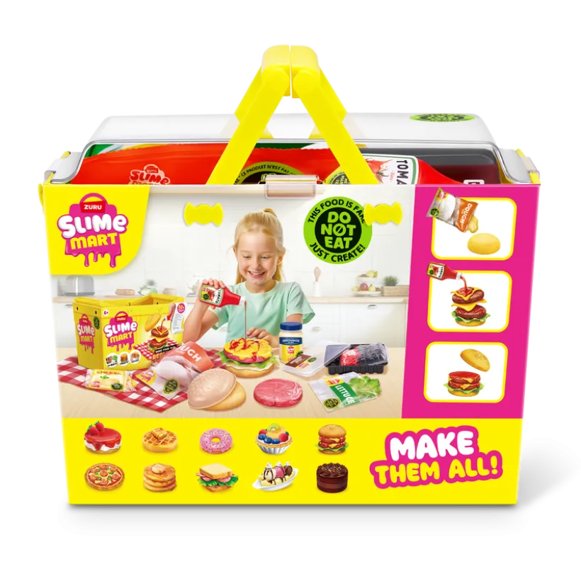 Slime Mart Small Shopping Basket Fast Food