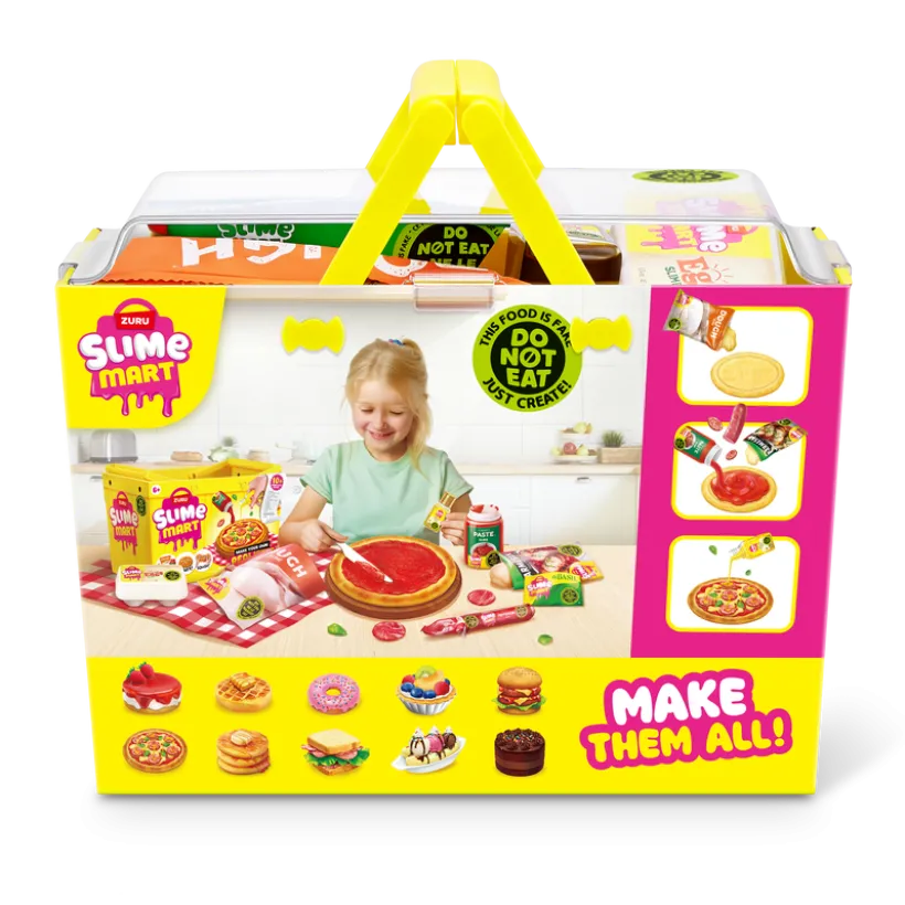 Slime Mart Small Shopping Basket Fast Food