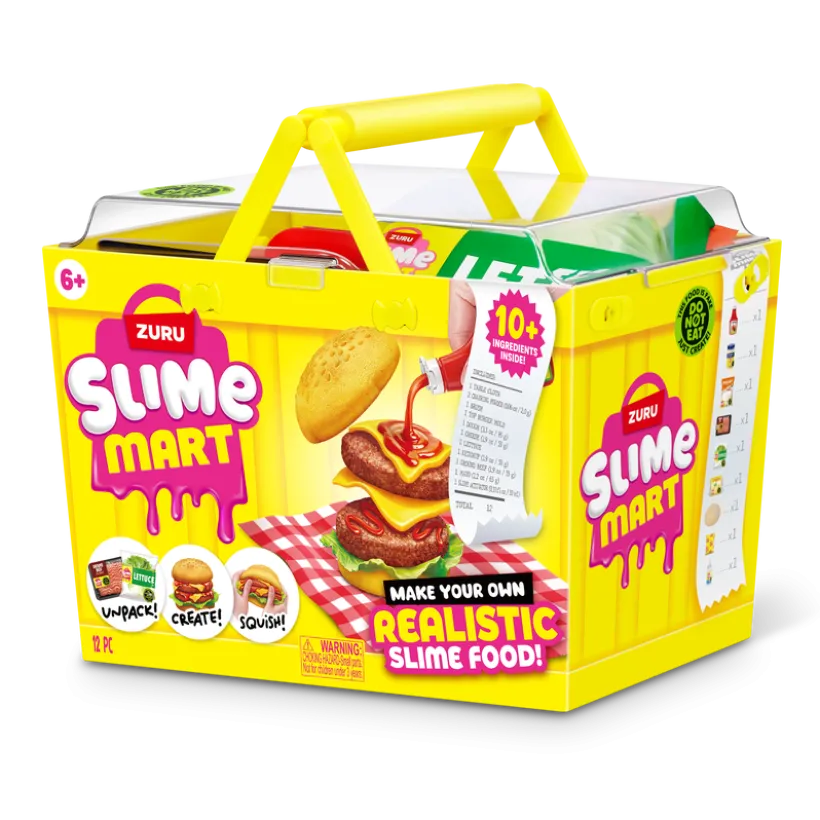 Slime Mart Small Shopping Basket Fast Food