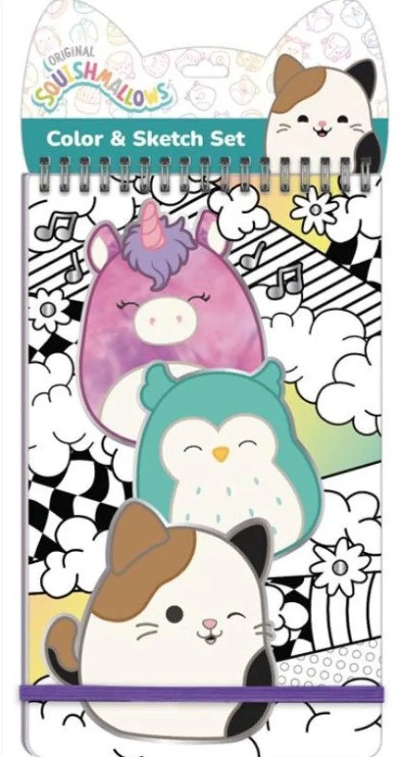 Squishmallows Color And Sketch Book