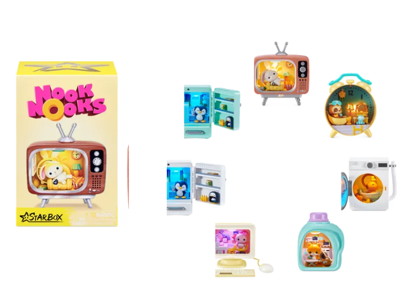Star Box Nook Nooks - LED-opplyste samlefigurer