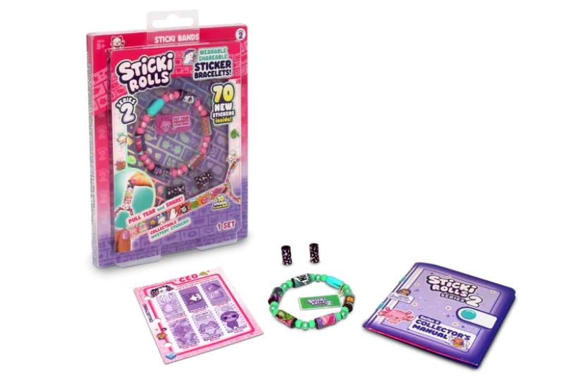 Sticki Rolls Sticki Series 2 – Armbånd med klistremerker