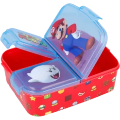 SUPER MARIO, Matboks med flere rom, 18 x 13 cm