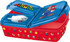 SUPER MARIO, Matboks med flere rom, 18 x 13 cm