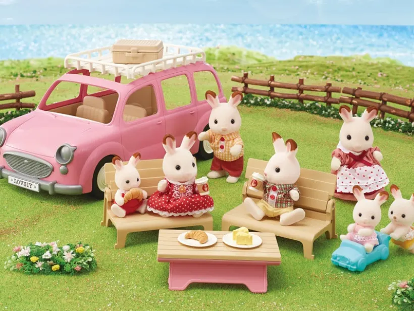Sylvanian Families - Familiebil - rosa
